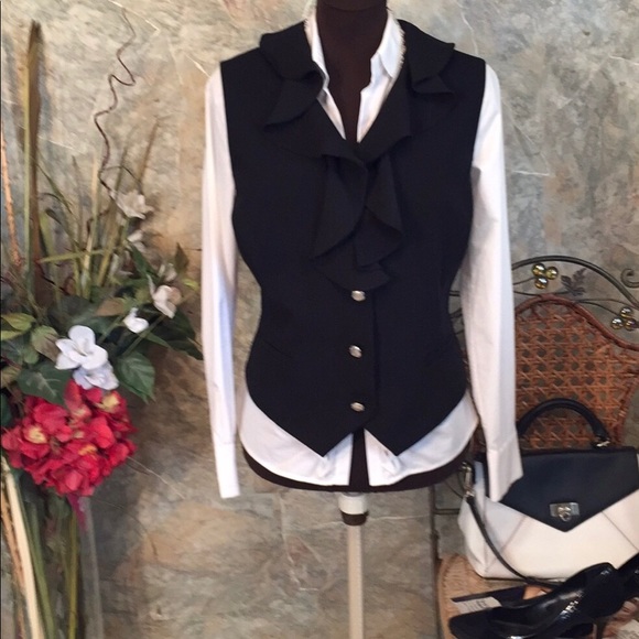 COPY - RalphLauren 🌹stunning executive ruffle equestrian chic vest - Picture 10 of 10